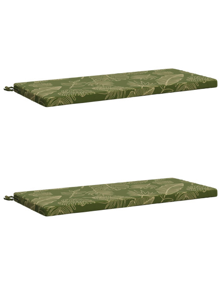 Cuscini per Panchina a 2 Pezzi SOEST 2 pz 100% Poliestere