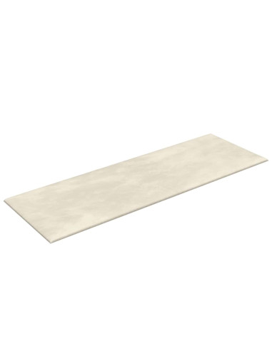 Testiera da Parete 12 pz Crema Velluto