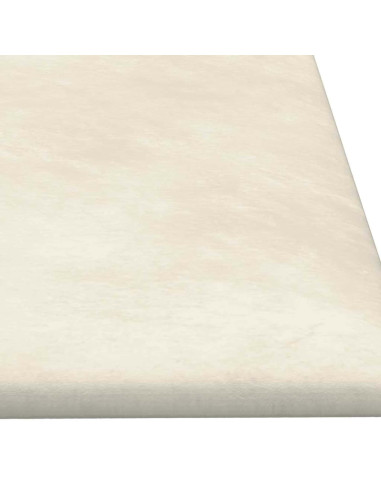 Testiera da Parete 12 pz Crema Velluto