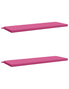 Cuscini per Panchina a 2 Pezzi SOEST 2 pz 100% Poliestere Rosa