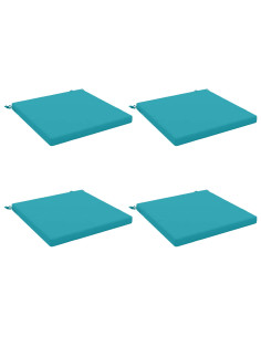 Cuscini per Sedia in 4 Pezzi SOEST 4 pz 100% Poliestere