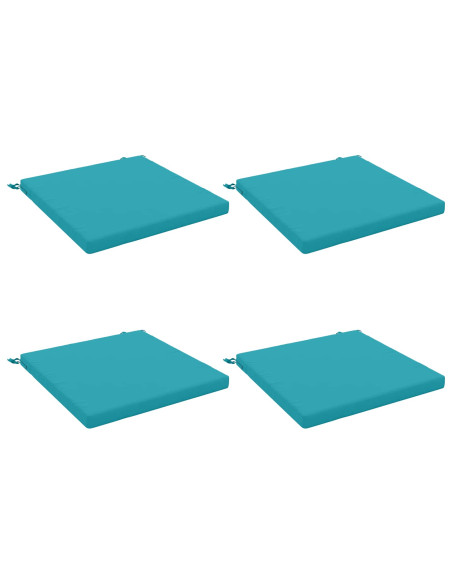 Cuscini per Sedia in 4 Pezzi SOEST 4 pz 100% Poliestere
