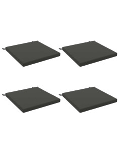 Cuscini per Sedia in 4 Pezzi SOEST 4 pz 100% Poliestere