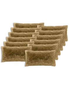 Federa 12 pcs HEERLEN Verde chiaro 40 x 80 cm Fleece PV