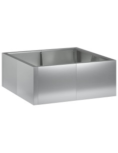 Muro di contenimento 4 pz 100 x 100 x 40 cm Acciaio zincato
