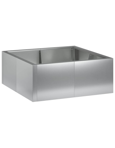 Muro di contenimento 4 pz 100 x 100 x 40 cm Acciaio zincato