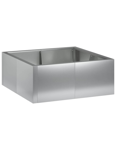 Muro di contenimento 4 pz 100 x 100 x 40 cm Acciaio zincato