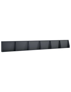 Muro di contenimento 6 pz 60 x 12 x 40 cm Acciaio Antracite 2