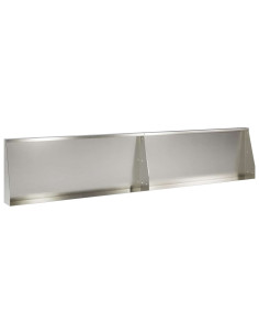 Muro di contenimento 2 pz 100 x 12 x 30 cm Acciaio Inox Argento 2
