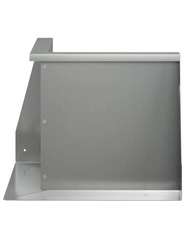 Muro di contenimento 50 x 50 x 40 cm Acciaio zincato Argento