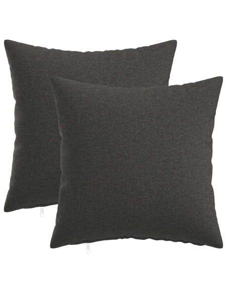 Federa 2 pcs HEERLEN Grigio Scuro 30 x 30 cm