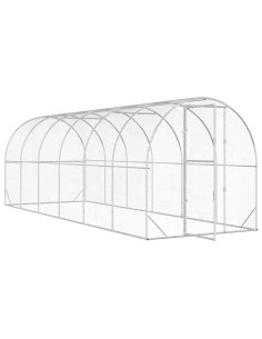 Pollaio Argento 600 x 200 x 200 cm Acciaio zincato 2