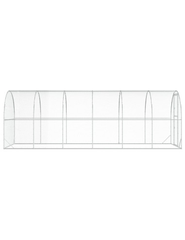 Pollaio Argento 600 x 200 x 200 cm Acciaio zincato