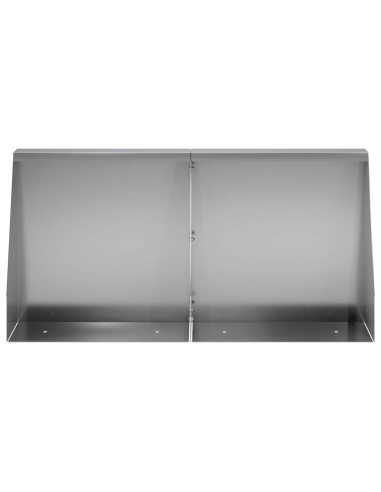 Muro di contenimento 2 pz 40 x 12 x 40 cm Acciaio zincato
