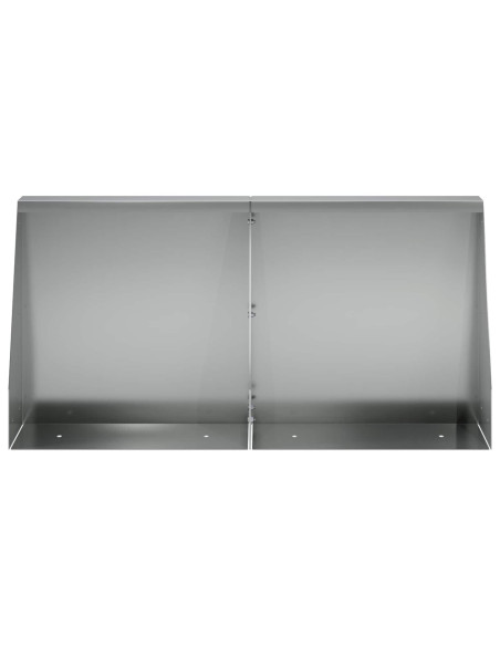 Muro di contenimento 2 pz 40 x 12 x 40 cm Acciaio zincato