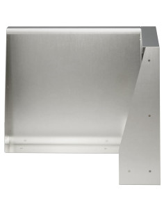 Muro di contenimento 50 x 50 x 40 cm Acciaio Inox Argento 2