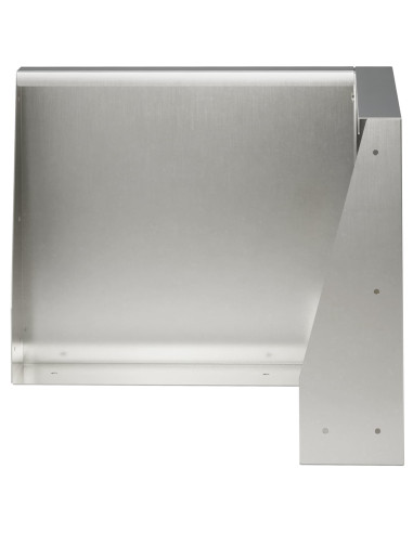 Muro di contenimento 50 x 50 x 40 cm Acciaio Inox Argento