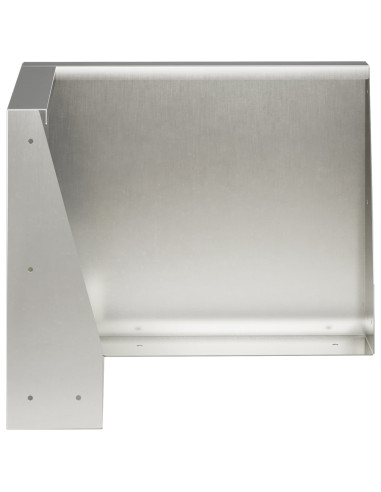 Muro di contenimento 50 x 50 x 40 cm Acciaio Inox Argento