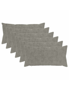Federa 6 pz HEERLEN Grigio Chiaro 40 x 80 cm