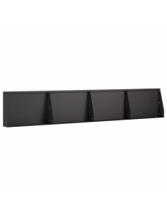 Muro di contenimento 4 pz 60 x 12 x 40 cm Acciaio Nero 2