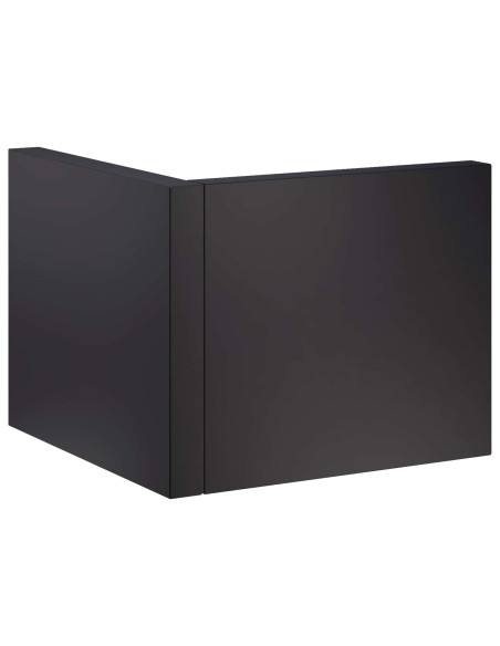 Muro di contenimento 50 x 50 x 30 cm Acciaio Nero