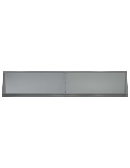 Muro di contenimento 2 pz 100 x 12 x 40 cm Acciaio zincato