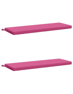 Cuscini per Panchina a 2 Pezzi SOEST 2 pz 100% Poliestere Rosa