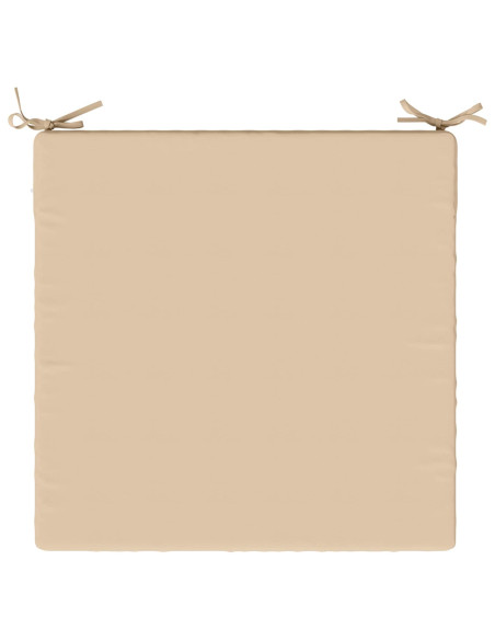 Cuscino per Sedia in Unico Pezzo SOEST 100% Poliestere Crema