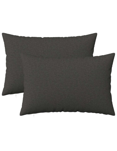 Federa 2 pcs HEERLEN Grigio Scuro 30 x 50 cm