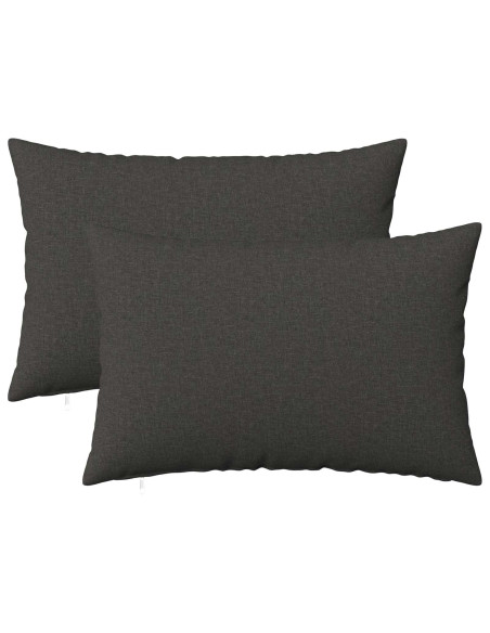 Federa 2 pcs HEERLEN Grigio Scuro 30 x 50 cm