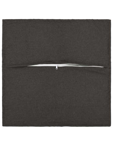 Federa 12 pcs HOUTEN Grigio Scuro 45 x 45 cm Lino