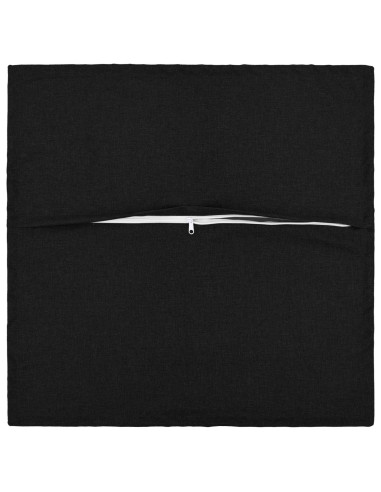 Federa 12 pcs HOUTEN Nero 45 x 45 cm Lino