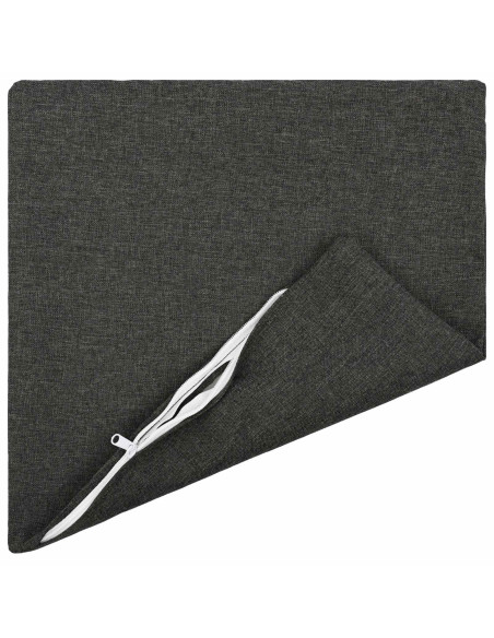 Federa 2 pcs HEERLEN Grigio Scuro 35 x 35 cm