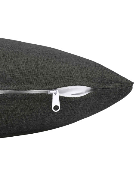 Federa 2 pcs HEERLEN Grigio Scuro 35 x 35 cm