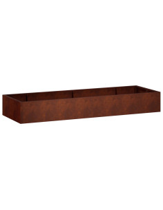 Muro di contenimento 8 pz 300 x 100 x 50 cm Acciaio Corten