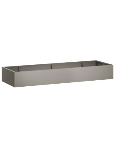 Muro di contenimento 8 pz 300 x 100 x 50 cm Acciaio Corten