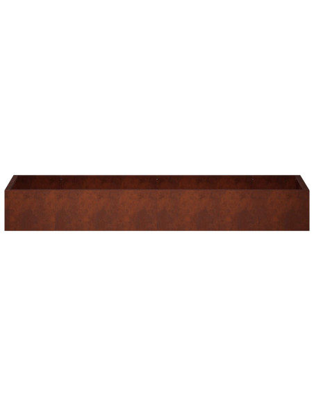 Muro di contenimento 8 pz 300 x 100 x 50 cm Acciaio Corten