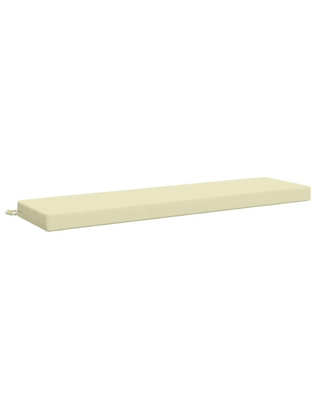 Cuscini per Panchina a 2 Pezzi SOEST 2 pz 100% Poliestere Crema