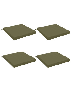 Cuscini per Sedia in 4 Pezzi SOEST 4 pz 100% Poliestere