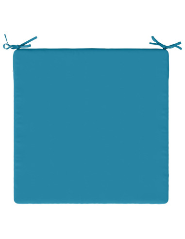 Cuscini per Sedia in 4 Pezzi SOEST 4 pz 100% Poliestere Azzurro
