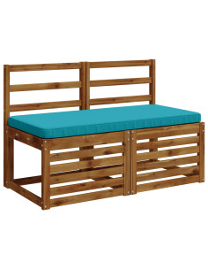Cuscino per Panchina a 1 Pezzo VUGHT 100% Poliestere Turchese 2