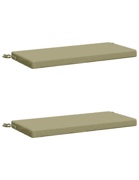 Cuscini per Panchina a 2 Pezzi SOEST 2 pz 100% Poliestere