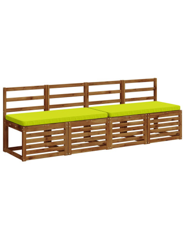 Cuscini per Panchina a 2 Pezzi VUGHT 2 pz 100% Poliestere