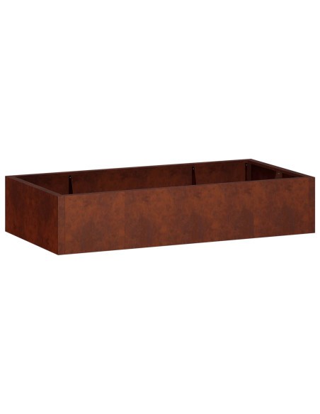 Muro di contenimento 6 pz 200 x 100 x 40 cm Acciaio Corten