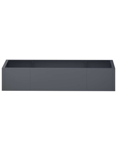 Muro di contenimento 6 pz 200 x 100 x 50 cm Acciaio Antracite