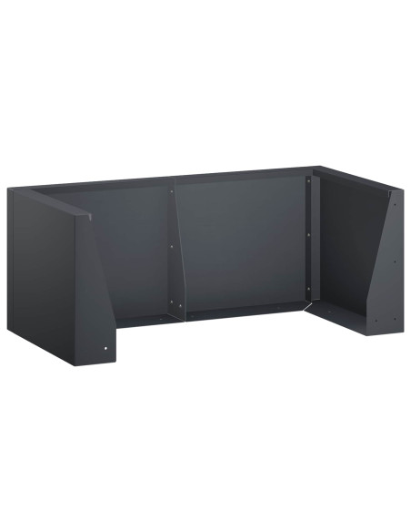 Muro di contenimento 4 pz 100 x 100 x 50 cm Acciaio Antracite