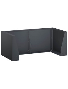 Muro di contenimento 4 pz 100 x 100 x 30 cm Acciaio Antracite 2