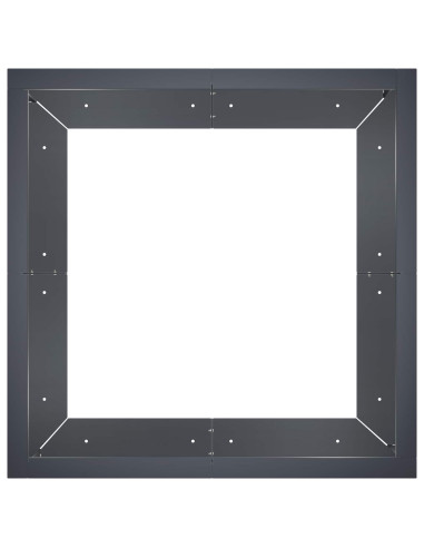Muro di contenimento 4 pz 100 x 100 x 30 cm Acciaio Antracite