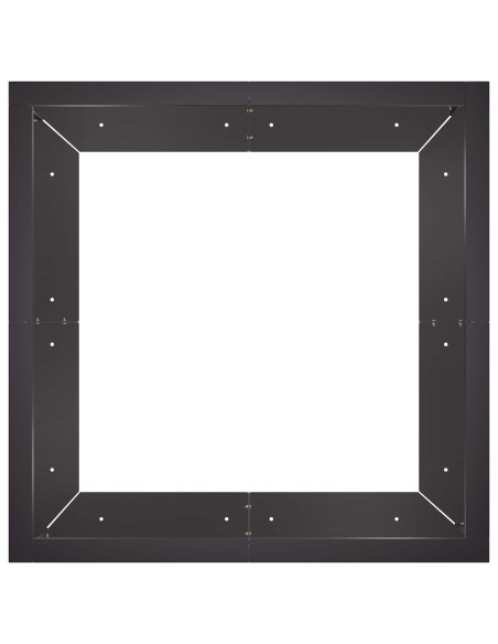 Muro di contenimento 4 pz 100 x 100 x 30 cm Acciaio Nero