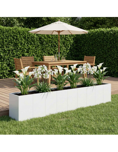 Vaso da giardino Bianco 360 x 40 x 60 cm